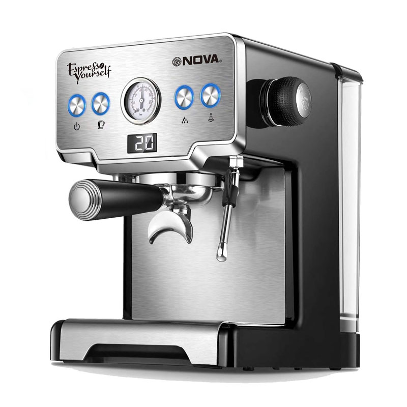 NOVA NCM 128EXPS Espresso MAKER dominokala 1 فروشگاه شنزل | اسپرسو ساز | سرخ کن | آبمیوه گیری | اتو